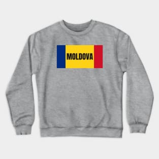 Moldovan Flag Colors Crewneck Sweatshirt